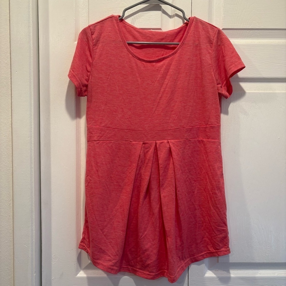 Unbranded Pink Short Sleeve Maternity T-shirt - Size Large